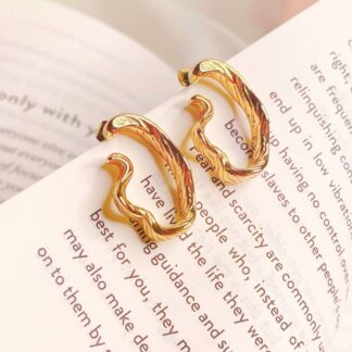 Nora Earrings_waterproof stainless steel long lasting earrings-jewellery