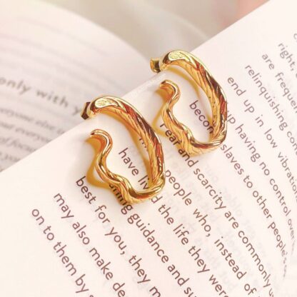 Nora Earrings_waterproof stainless steel long lasting earrings-jewellery