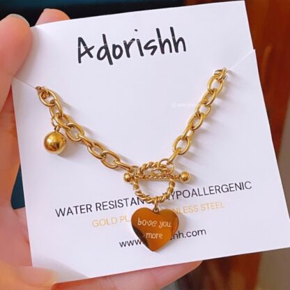 The Amorist Chain "Love You More" Bracelet - Image 4