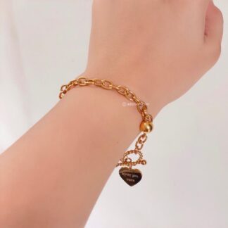 The Amorist Chain "Love You More" Bracelet