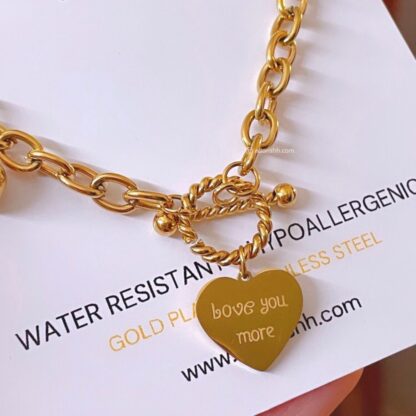 The Amorist Chain "Love You More" Bracelet - Image 3